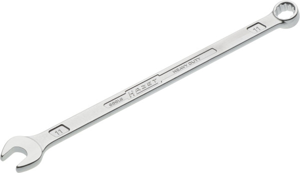Kombinirani ključ Hazet, zelo dolg, tanek dizajn, zunanji dvojni šesterokotni vlečni profil, 11 mm, 600LG-11