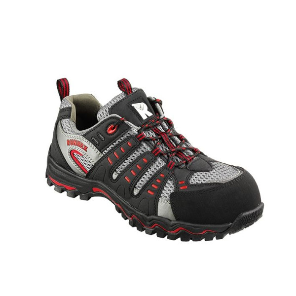 RUNNEX S1 zaščitni čevlji LightStar, črni/sivi/rdeči, vel.: 36, pak.: 10 par., 5121-36