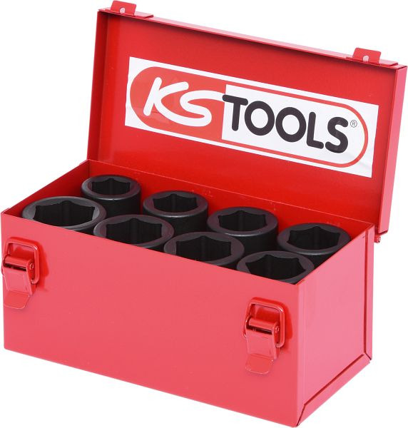 KS Tools 3/4" šesterokotni komplet udarnih ključev, 8-delni dolg, 515.0510
