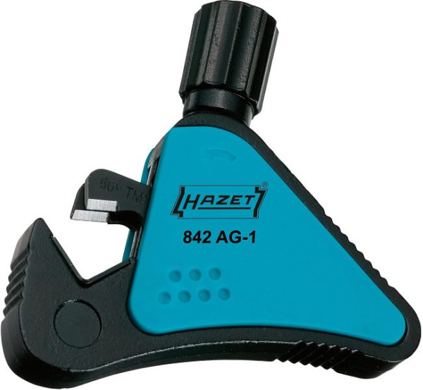Univerzalni strižnik niti Hazet, za premere niti 4 - 13 mm (5/32" - 1/2"), hitra pritrditev z nastavitvenim vijakom, 842AG-1