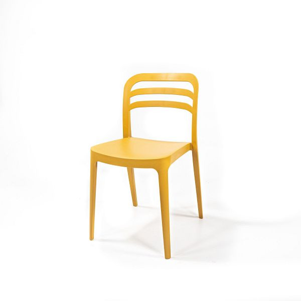 VEBA Wave Chair Mustard, plastični stol za zlaganje, 50926