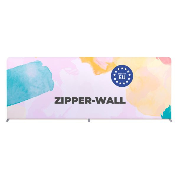 Showdown Displays Zipper Wall Straight Basic 600 x 230 cm, ZWSE600-230