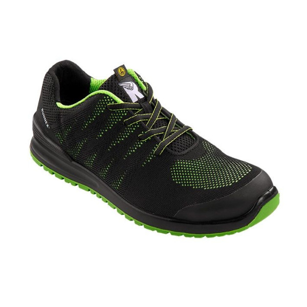 RUNNEX S1P-ESD zaščitni čevlji SportStar, črno/zeleni, vel.: 36, pak.: 10 par., 5107-36