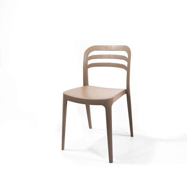 VEBA Wave Chair Sand Beige, zložljivi stol iz plastike, 50927