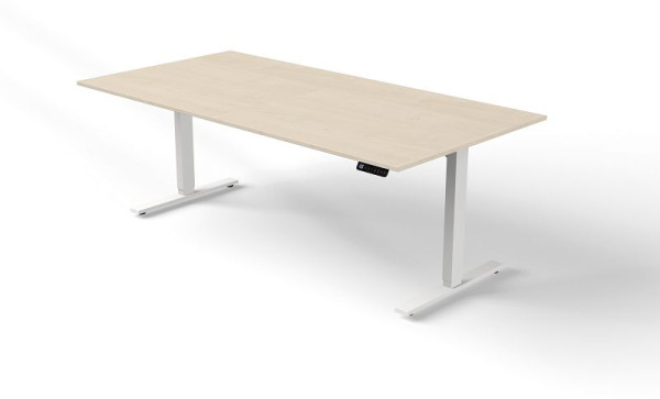 Kerkmann sedeča/stoječa miza Š 2000 x G 1000 mm, električno nastavljiva višina od 720-1200 mm, Move 3, barva: javor, 10381850