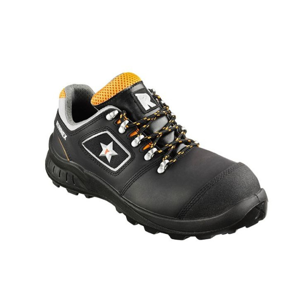 Zaščitni nizki čevlji RUNNEX S3 TeamStar, črno/oranžni, vel.: 36, pak.: 10 parov, 5307-36