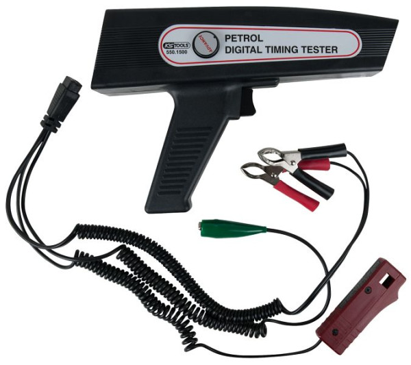 KS Tools Digitalna pištola za merjenje časa vžiga (stroboskop) z LED zaslonom, 550.1500