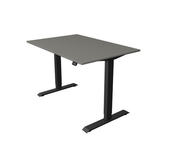 Kerkmann sedeča/stoječa miza Š 1200 x G 800 mm, električno nastavljiva višina od 740-1230 mm, grafit, 10181012