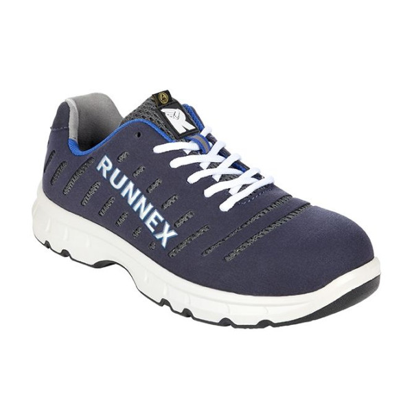 RUNNEX S1P-ESD zaščitni čevlji FlexStar, modri/beli/sivi, vel.: 36, pak.: 10 parov, 5173-36