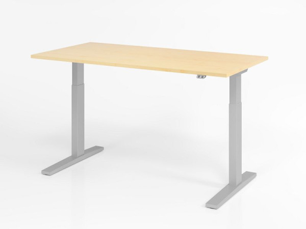 Pisalna miza Hammerbacher XMKA16, 160 x 80 cm, plošča: javor, debelina 25 mm, ABS debel rob, pravokotna oblika, VXMKA16/3/S