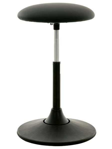 Bedrunka+Hirth Večpremični stoječi pripomoček/večpremični vrtljivi stolček, mere v mm (V): 510, sedež v obliki gobe iz umetnega usnja črn, 05.1134.07