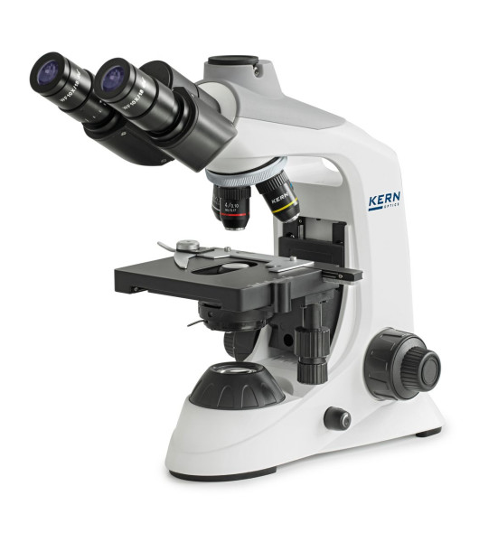 KERN Optics mikroskop s presvetlitvijo trinokularni akromat 4/10/40; HWF10x18; 3W LED, OBE 124