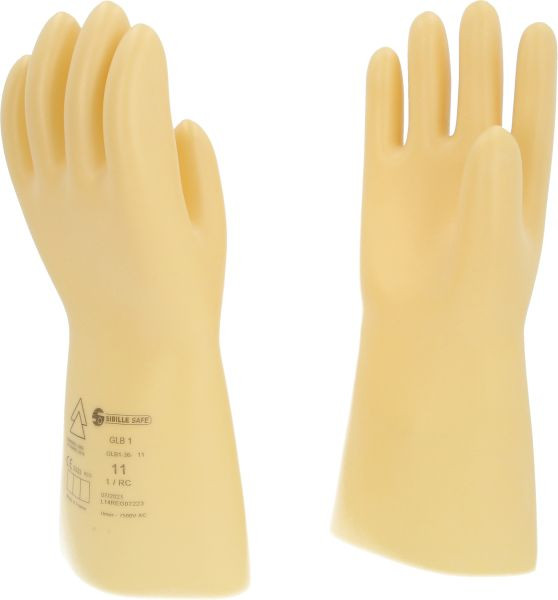 KS Tools Električarska zaščitna rokavica z zaščitno izolacijo, velikost 11, razred 1, bela, 117.0055